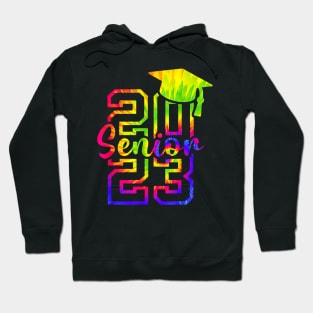 Tie Die Senior 2023 Back To School Class Of 2023 Graduation Hoodie